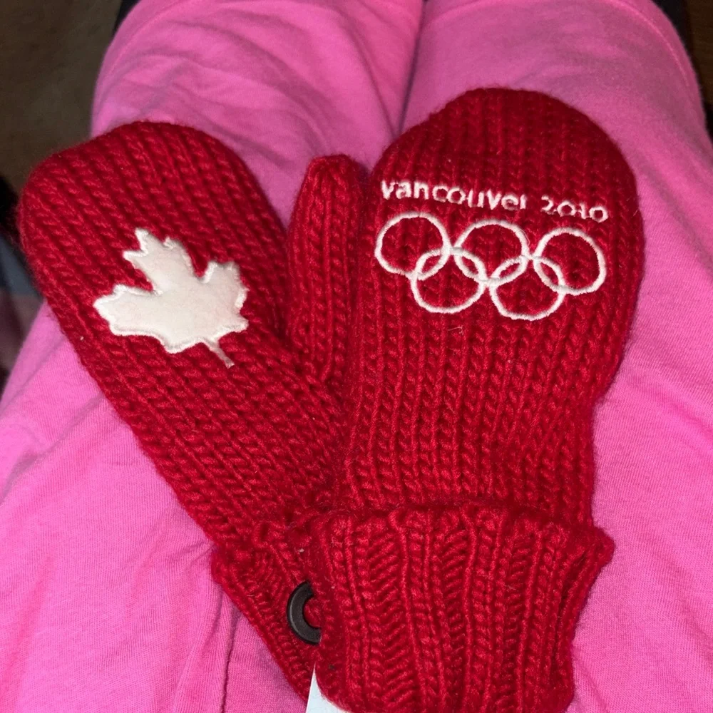 Olympic Red Kids Mittens